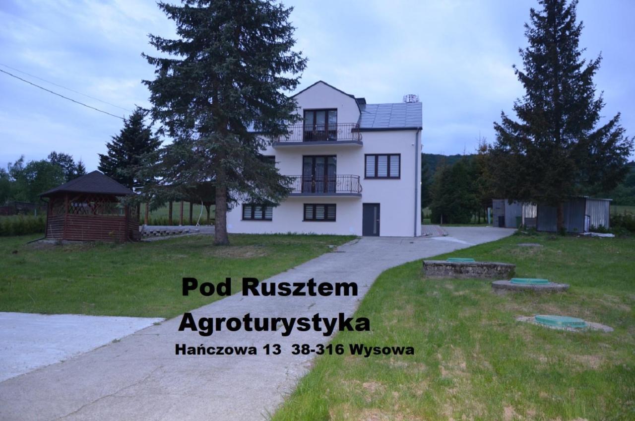 Pod Rusztem Agroturystyka Wysowa-Zdrój Extérieur photo